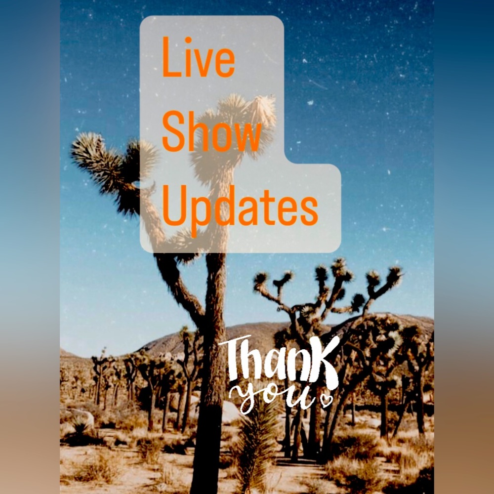 Live Show Updates 🌻🍄